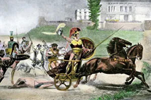 Death of Hector by Achilles during the Trojan War Death of Hector by Achilles during the Trojan War