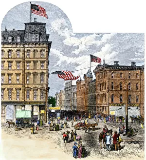 Downtown Atlanta in the late 1800s Downtown Atlanta in the late 1800s