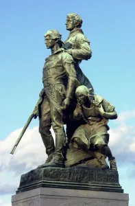 Bronze Statue Print of Lewis and Clark with Sacagawea