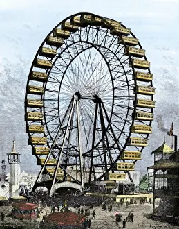 Sportsrecreation/first ferris wheel chicago worlds fair 1893 Sportsrecreation/first ferris wheel chicago worlds fair 1893