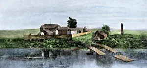 Fort Dearborn, on the site of Chicago Fort Dearborn, on the site of Chicago