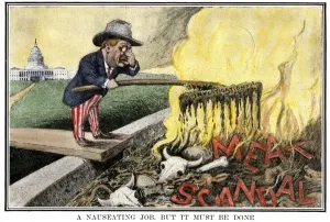 Theodore Roosevelt as a Muckraker Print