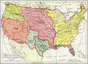Growth of the United States to 1853 Growth of the United States to 1853