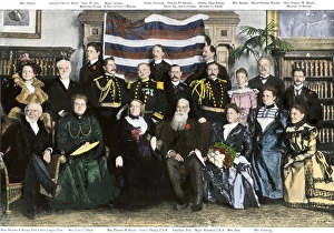 Hawaiian President Sanford Dole honored in Chicago, 1890s Hawaiian President Sanford Dole honored in Chicago, 1890s