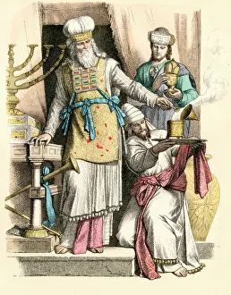 Jewish high priest and Levite in ancient Israel Jewish high priest and Levite in ancient Israel