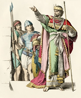 King and soldiers in ancient Israel King and soldiers in ancient Israel