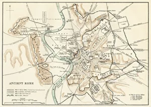 Map of ancient Rome