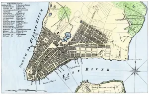 1789 Manhattan Map Print
