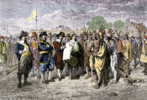 Mohawks and New Netherland colonists agree to a truce Mohawks and New Netherland colonists agree to a truce