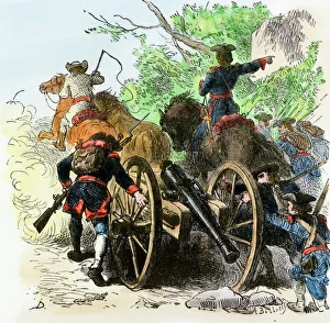 Moving artillery in the French and Indian War Moving artillery in the French and Indian War