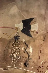 North America Indigenous Culture Prints: Thunderbird with lightning and rain