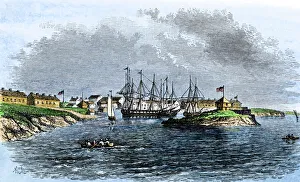 US Navy base at Sackets Harbor, NY, 1814 US Navy base at Sackets Harbor, NY, 1814