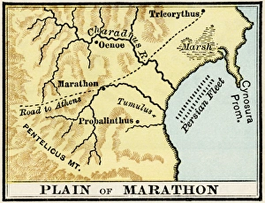Plain of Marathon in ancient Greece