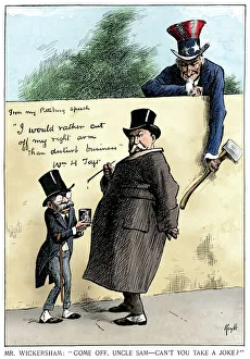 President Tafts antitrust policies cartooned, 1911 President Tafts antitrust policies cartooned, 1911