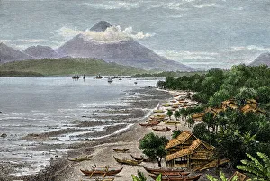 Sailing ships in the Spice Islands Sailing ships in the Spice Islands