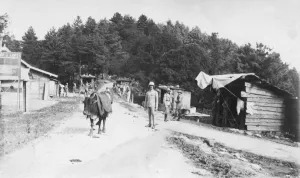 RSR 2/6th Battalion, Jhikka Gali Bazaar, Murree Hills 1917 RSR 2/6th Battalion, Jhikka Gali Bazaar, Murree Hills 1917