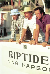 Vintage Television Sets Prints: RIPTIDE, Thomas Bray, Perry King, Joe Penny, 1984-86