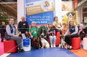 Cocker and English Springer Spaniel Rescue with staff from Agria Cocker and English Springer Spaniel Rescue with staff from Agria