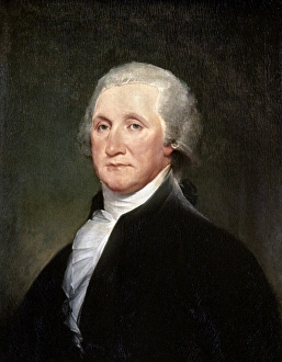 (1732-1799). First President of the United States. Painting by John Trumbull, 1793 (1732-1799). First President of the United States. Painting by John Trumbull, 1793