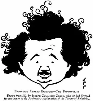 Images Dated 29th December 2006: ALBERT EINSTEIN (1879-1955). American (German-born) theoretical physicist. Caricature