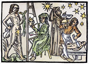 ALLEGORY OF MERCURY, 1496. Personification of Mercury, the planet of science ALLEGORY OF MERCURY, 1496. Personification of Mercury, the planet of science