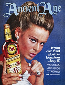 American advertisement for Ancient Age Kentucky Bourbon, 1967 American advertisement for Ancient Age Kentucky Bourbon, 1967
