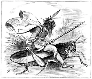 AMERICAN CARTOON, 1874. Cartoon, 1874, by M AMERICAN CARTOON, 1874. Cartoon, 1874, by M