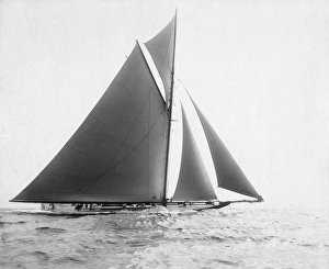 AMERICA'S CUP, 1901. The American yacht, Independence during the eleventh AMERICA'S CUP, 1901. The American yacht, Independence during the eleventh