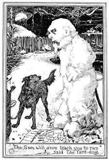 ANDERSEN: SNOW MAN. The Sun will soon teach you to run, said the Yard dog ANDERSEN: SNOW MAN. The Sun will soon teach you to run, said the Yard dog