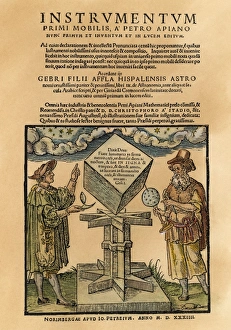 ASTRONOMERS, 1533. Astronomers with their instruments ASTRONOMERS, 1533. Astronomers with their instruments