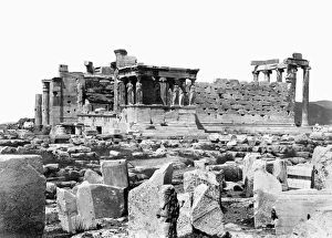 ATHENS: ERECHTHEION. View of the Erechtheion from the southwest ATHENS: ERECHTHEION. View of the Erechtheion from the southwest