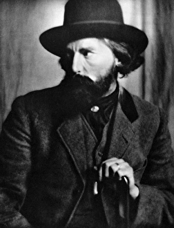 AUGUSTUS JOHN (1878-1961). Welsh painter. Photographed by Alvin Langdon Coburn in 1914 AUGUSTUS JOHN (1878-1961). Welsh painter. Photographed by Alvin Langdon Coburn in 1914