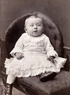 BABY. Cabinet photograph, late 19th century BABY. Cabinet photograph, late 19th century