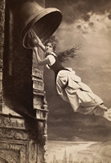 BELL-RINGING, 1884. Mrs. Charles Watson as Bessie, a character from Rose Hartwicke BELL-RINGING, 1884. Mrs. Charles Watson as Bessie, a character from Rose Hartwicke