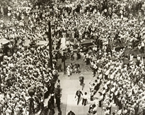 BOBBY JONES (1902-1971). American golfer. Arriving at City Hall in Atlanta, Georgia BOBBY JONES (1902-1971). American golfer. Arriving at City Hall in Atlanta, Georgia