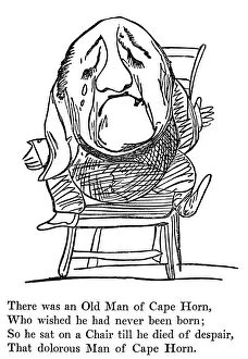Images Dated 15th February 2007: BOOK OF NONSENSE, 1846. Limerick and drawing by Edward Lear from his Book of Nonsense