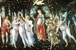 BOTTICELLI: PRIMAVERA. Painting by Sandro Botticelli, c1477-78 BOTTICELLI: PRIMAVERA. Painting by Sandro Botticelli, c1477-78