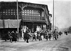 CHINA: SHANGHAI. Pedestrians walking on Nanking Road in Shanghai, China. Photograph CHINA: SHANGHAI. Pedestrians walking on Nanking Road in Shanghai, China. Photograph