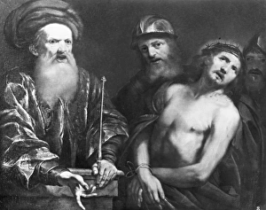 CHRIST BEFORE PILATE. Oil on canvas by Sir Anthony Van Dyck (1599-1641) CHRIST BEFORE PILATE. Oil on canvas by Sir Anthony Van Dyck (1599-1641)