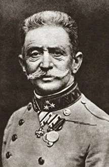 CONRAD VON HOTZENDORF (1852-1925). Austrian army officer. Photograph, c1914 CONRAD VON HOTZENDORF (1852-1925). Austrian army officer. Photograph, c1914