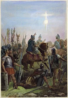 Holy Roman Empire History Prints: CONSTANTINE CONVERSION