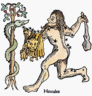 CONSTELLATION: HERCULES. Personification of Hercules CONSTELLATION: HERCULES. Personification of Hercules