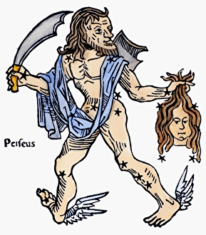 CONSTELLATION: PERSEUS. Personification of Perseus CONSTELLATION: PERSEUS. Personification of Perseus