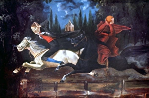 CRANE AND HORSEMAN. Ichabod Crane and the Headless Horseman CRANE AND HORSEMAN. Ichabod Crane and the Headless Horseman