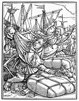 DANCE OF DEATH, 1538. Death and the Merchant DANCE OF DEATH, 1538. Death and the Merchant