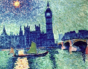 DERAIN: BIG BEN, 1906. Big Ben, London. Oil on canvas by AndràDerain, 1906 DERAIN: BIG BEN, 1906. Big Ben, London. Oil on canvas by AndràDerain, 1906