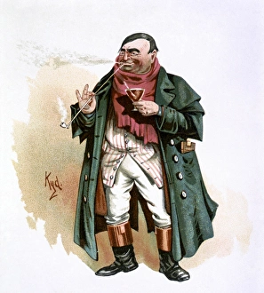 DICKENS: PICKWICK PAPERS. Mr. Weller Senior, a character from Charles Dickenss Pickwick Papers DICKENS: PICKWICK PAPERS. Mr. Weller Senior, a character from Charles Dickenss Pickwick Papers