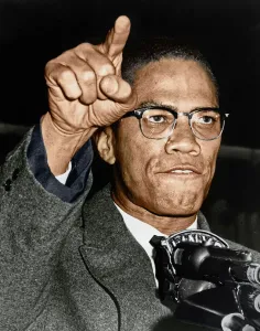 Malcolm X Prints: Malcolm X Print, c1963 Colorized Photograph