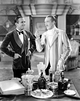 Douglas Fairbanks, Sr. in a silent film still Douglas Fairbanks, Sr. in a silent film still