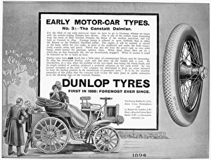 DUNLOP TIRES, 1913. English newspaper advertisement, 1913 DUNLOP TIRES, 1913. English newspaper advertisement, 1913